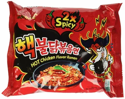 апша быстрого приготовления Buldak stir-fried ramen noodles